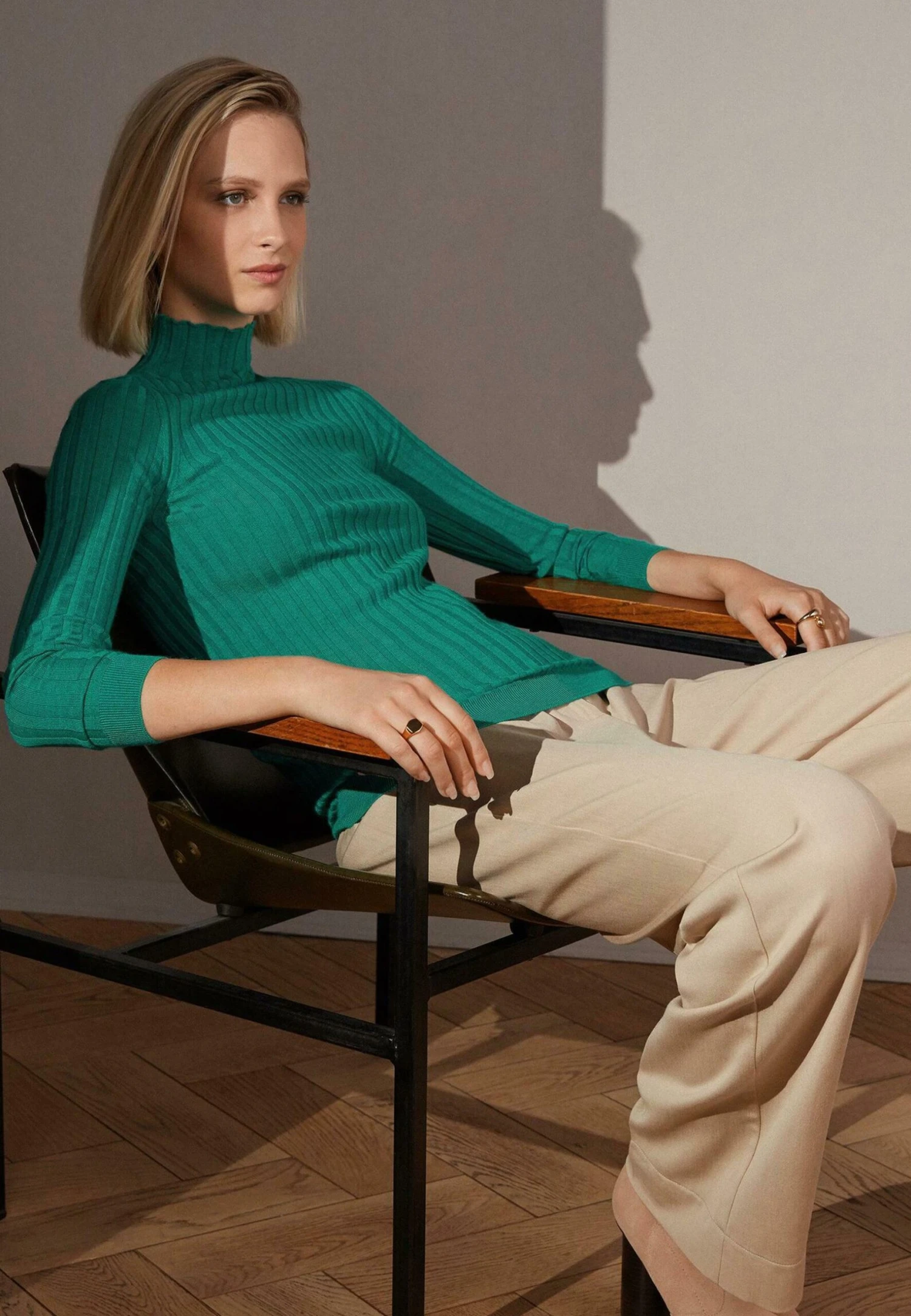 Ultrafine Turtleneck - Pullover - - 8816 - Eucalipto 6 Ultrafine Turtleneck - Pullover - - 8816 - Eucalipto – Image 4