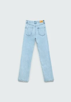 Stradivarius Jean Droit - Light Blue -Next Soldes a62cbb53a6254025a02afebeeb0b8f94