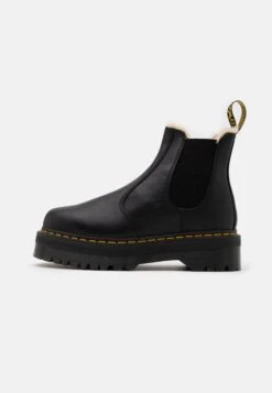Dr. Martens 2976 Quad - Bottines À Plateau - Black/Natural