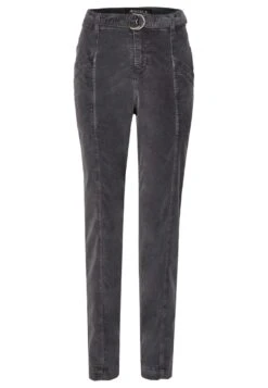 Clare Fancy Belt Mit Ziernähten - Jean Slim - Grau