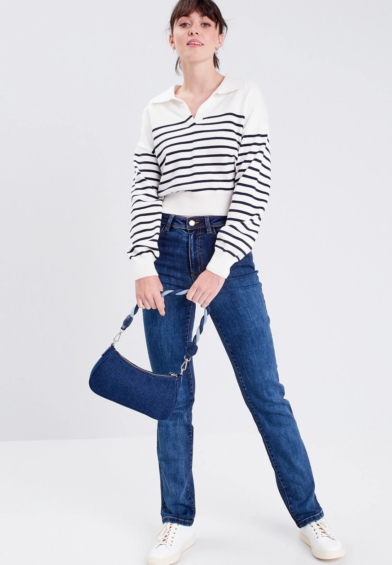 Mit Polokragen - Pullover - Ecru 4 Mit Polokragen - Pullover - Ecru – Image 2