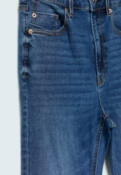 Stradivarius Cropped - Jean Flare - Blue Denim -Next Soldes a968413445f44e04add1c207008670b7