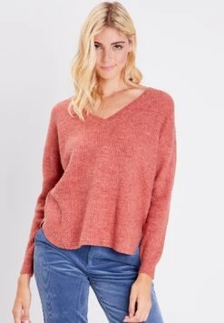 Langarm - Pullover - Orange Foncé