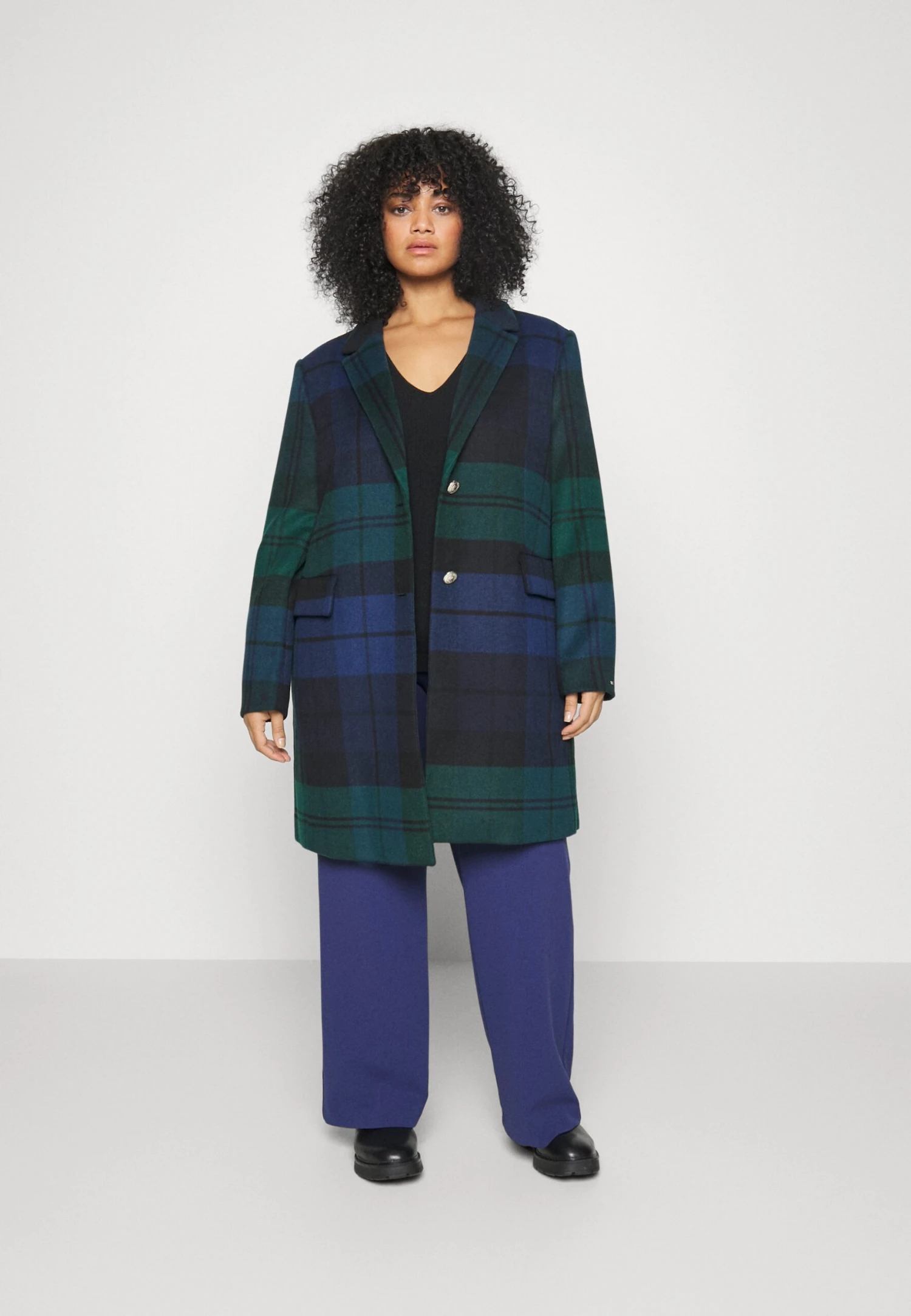 Check Classic - Manteau Classique - Black 4 Check Classic - Manteau Classique - Black – Image 2