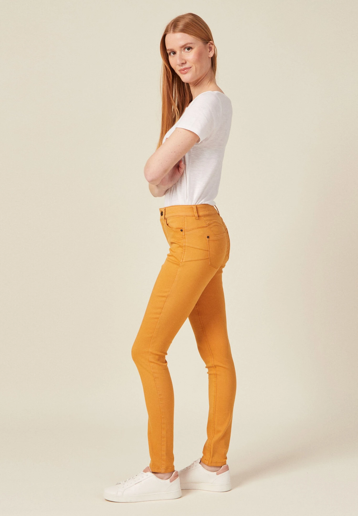 Jean Slim - Jaune 6 Jean Slim - Jaune – Image 4