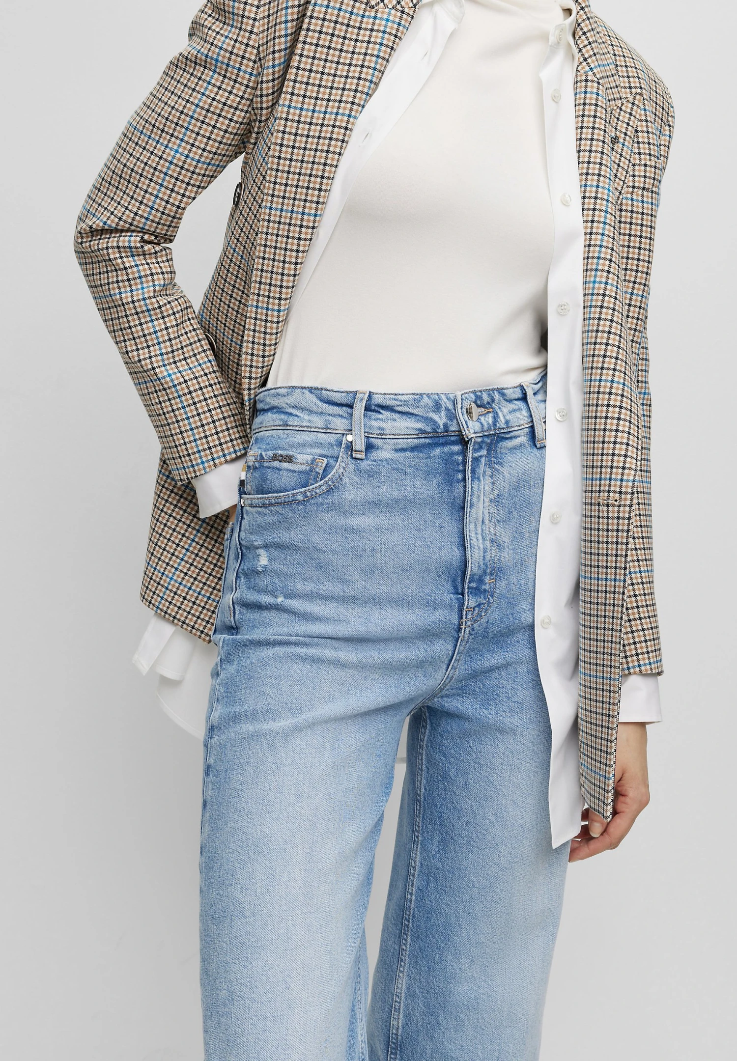 Boss Marlene Hr C - Jean Boyfriend - Light/Pastel Blue 6 Boss Marlene Hr C - Jean Boyfriend - Light/Pastel Blue – Image 4