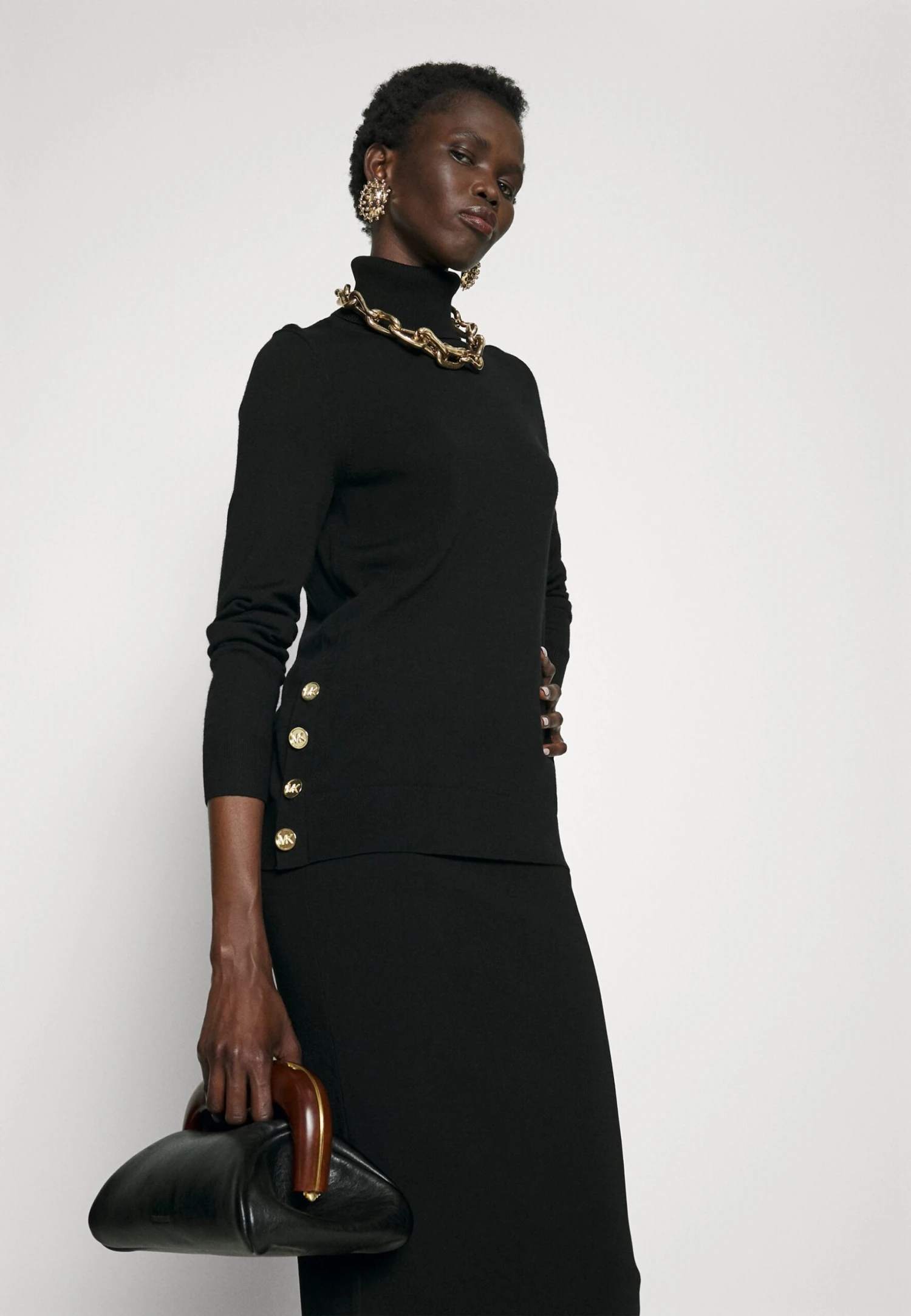 MICHAEL Michael Kors Merino - Pullover - Black 7 MICHAEL Michael Kors Merino - Pullover - Black – Image 5