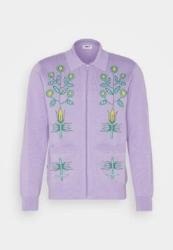 Obey Clothing Totem Zip Cardigan Unisex - Gilet - Purple -Next Soldes b9901c9795174793a8969892f1a03da3