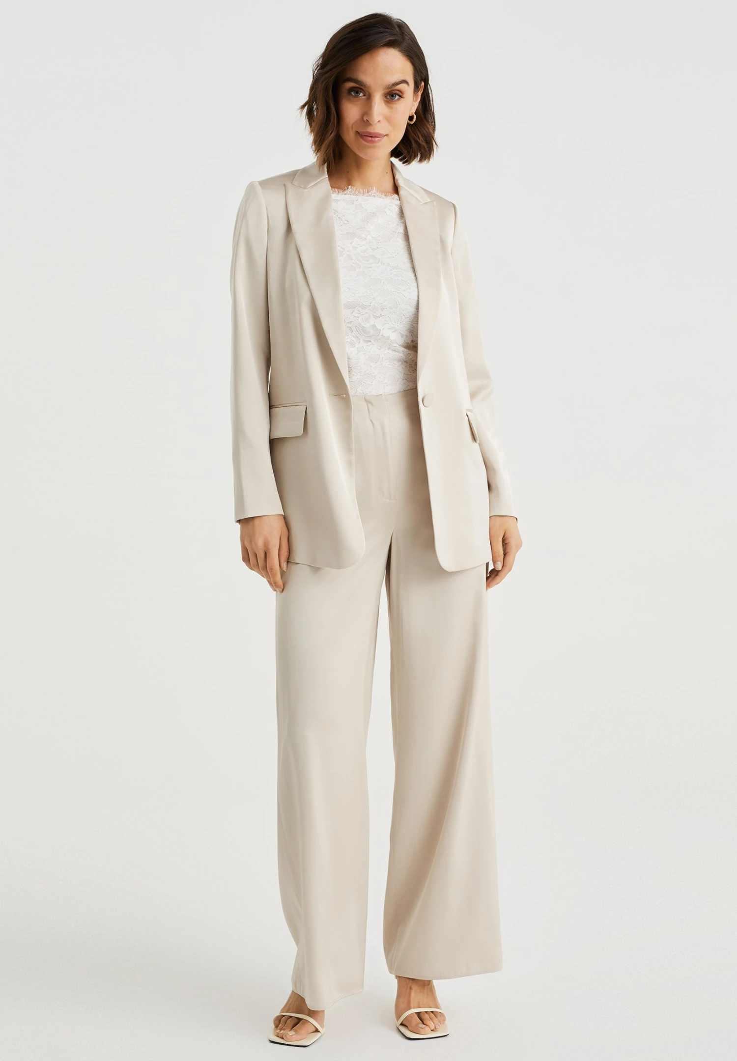 WE FASHION Manteau Court - Beige 4 WE FASHION Manteau Court - Beige – Image 2