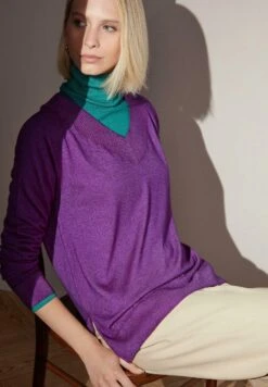 Mit V-Ausschnitt Ultralight - Pullover - Violett Viola Tc 10 Mit V-Ausschnitt Ultralight - Pullover - Violett Viola Tc -Next Soldes babcc0d6984a4b01bc7444e9f83178ff