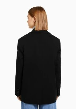 BERSHKA Tailored Cut - Manteau Court - Black -Next Soldes bde7367a42b24083a3822a98ba8e83a1