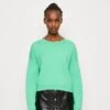 Pieces Pchesa O Neck Cropped - Pullover - Irish Green -Next Soldes be9d296b4b6648b1a317ff623b5369bb