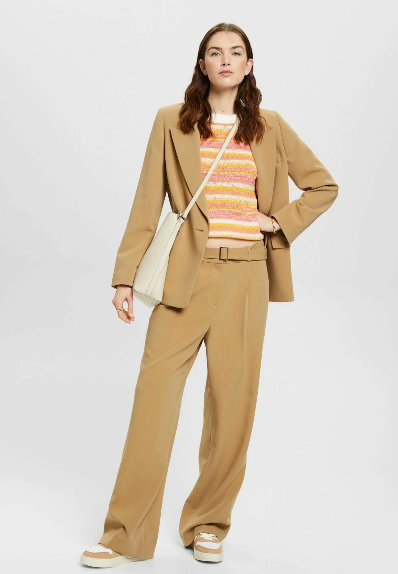 ESPRIT Materialmix - Pullover - Orange Red New 7 ESPRIT Materialmix - Pullover - Orange Red New – Image 5