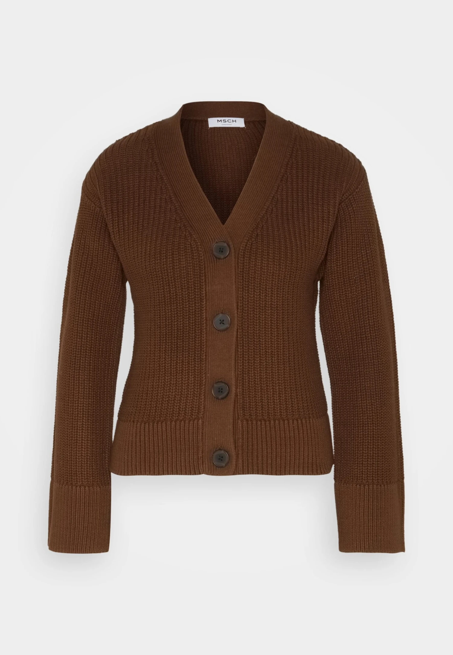 MOSS COPENHAGEN Cardigan - Gilet - Cocoa 7 MOSS COPENHAGEN Cardigan - Gilet - Cocoa – Image 5