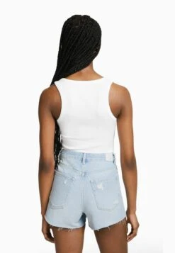BERSHKA Ripped With Pockets - Short En Jean - Light Blue 10 BERSHKA Ripped With Pockets - Short En Jean - Light Blue -Next Soldes ce3b908675db413193d366d00624b6c3