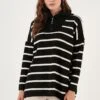 LELA Pullover - Black/Light Stone