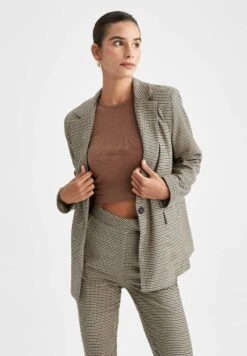 DeFacto Regular Fit - Manteau Court - Beige