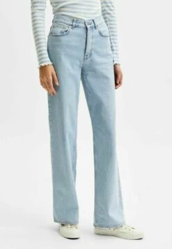 Selected Femme Jean Bootcut - Light Blue Denim