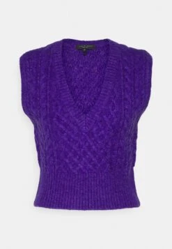 Rag & Bone Elizabeth Cable Vest - Pullover - Purple 12 Rag & Bone Elizabeth Cable Vest - Pullover - Purple -Next Soldes d19286844c994459b2b777d78e19d28d