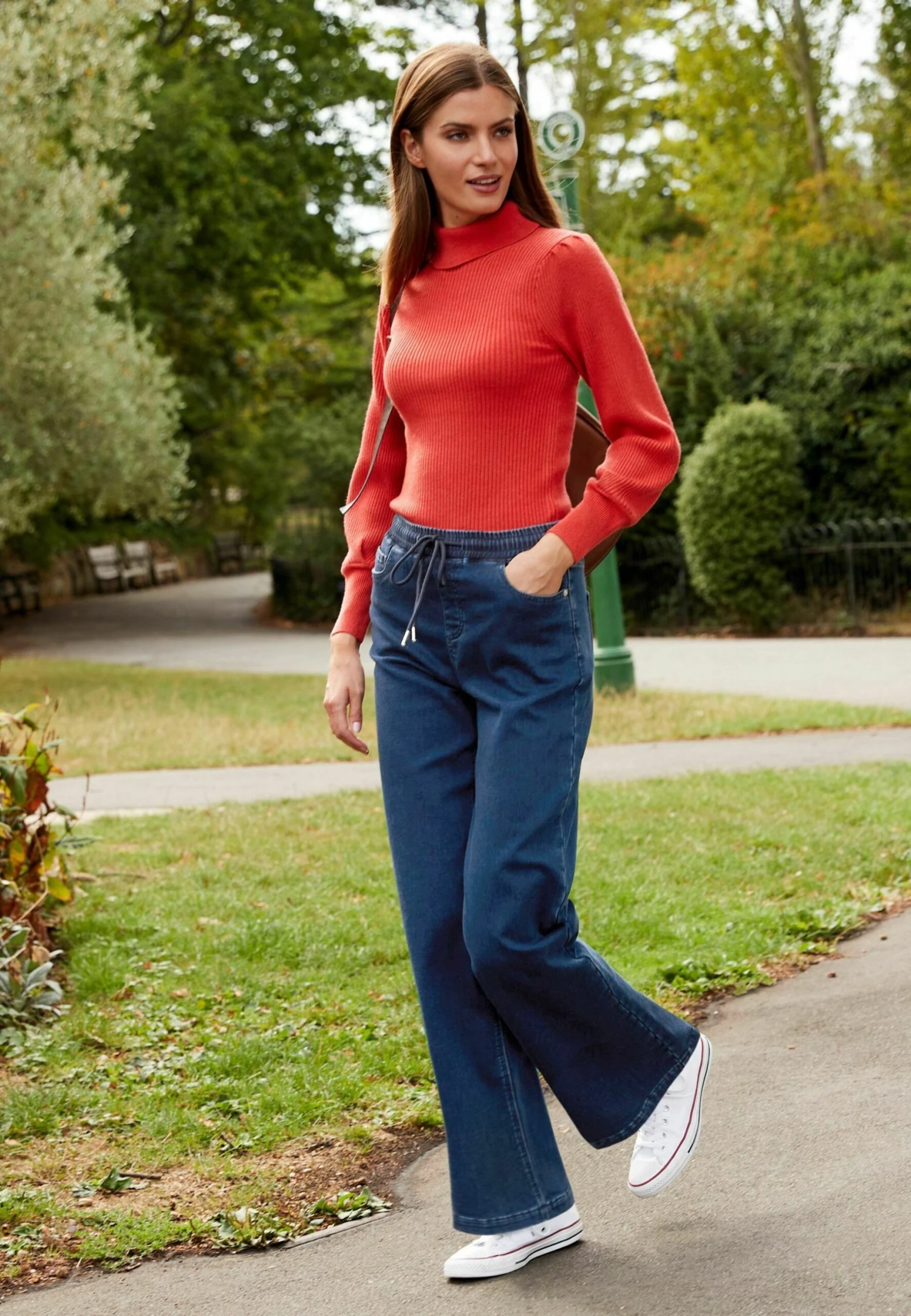 Next Cosy Feel Soft Stretch Standard - Jean Flare - Blue 3 Next Cosy Feel Soft Stretch Standard - Jean Flare - Blue