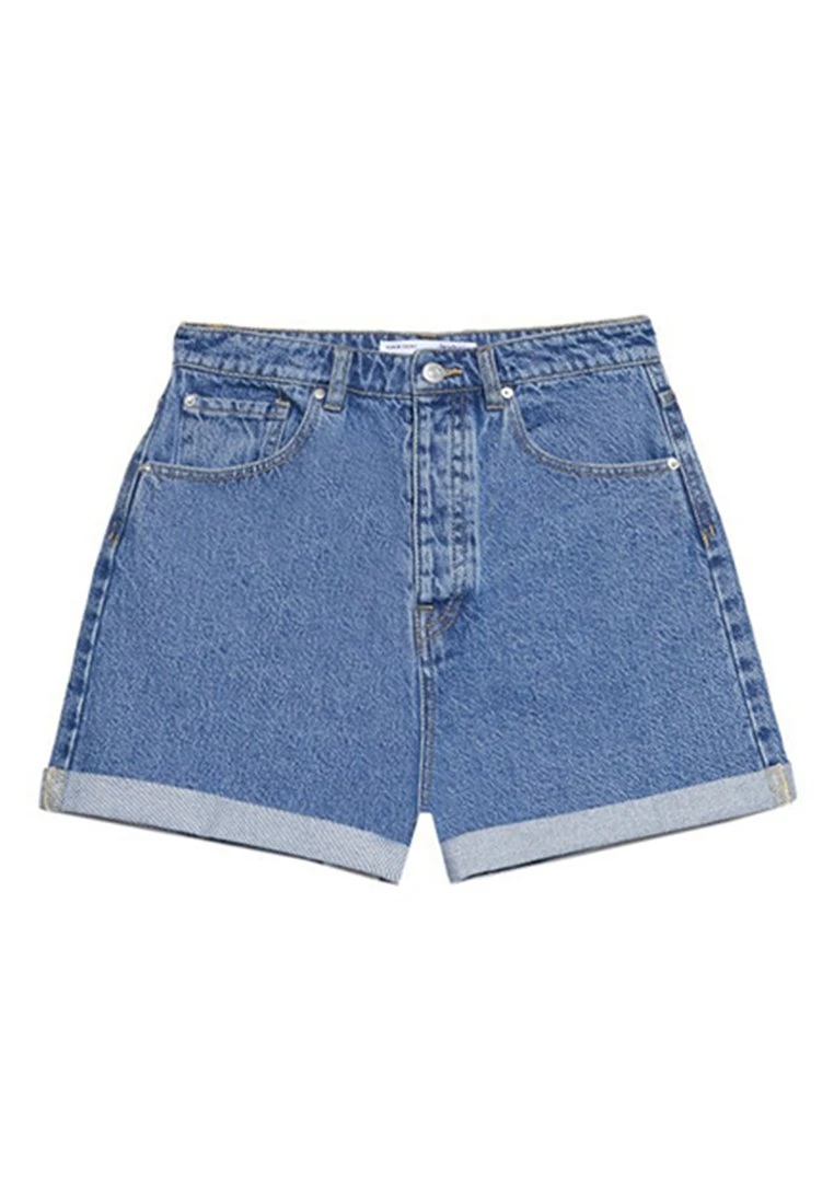 Stradivarius Mom-Fit - Short En Jean - Blue Denim 8 Stradivarius Mom-Fit - Short En Jean - Blue Denim – Image 6