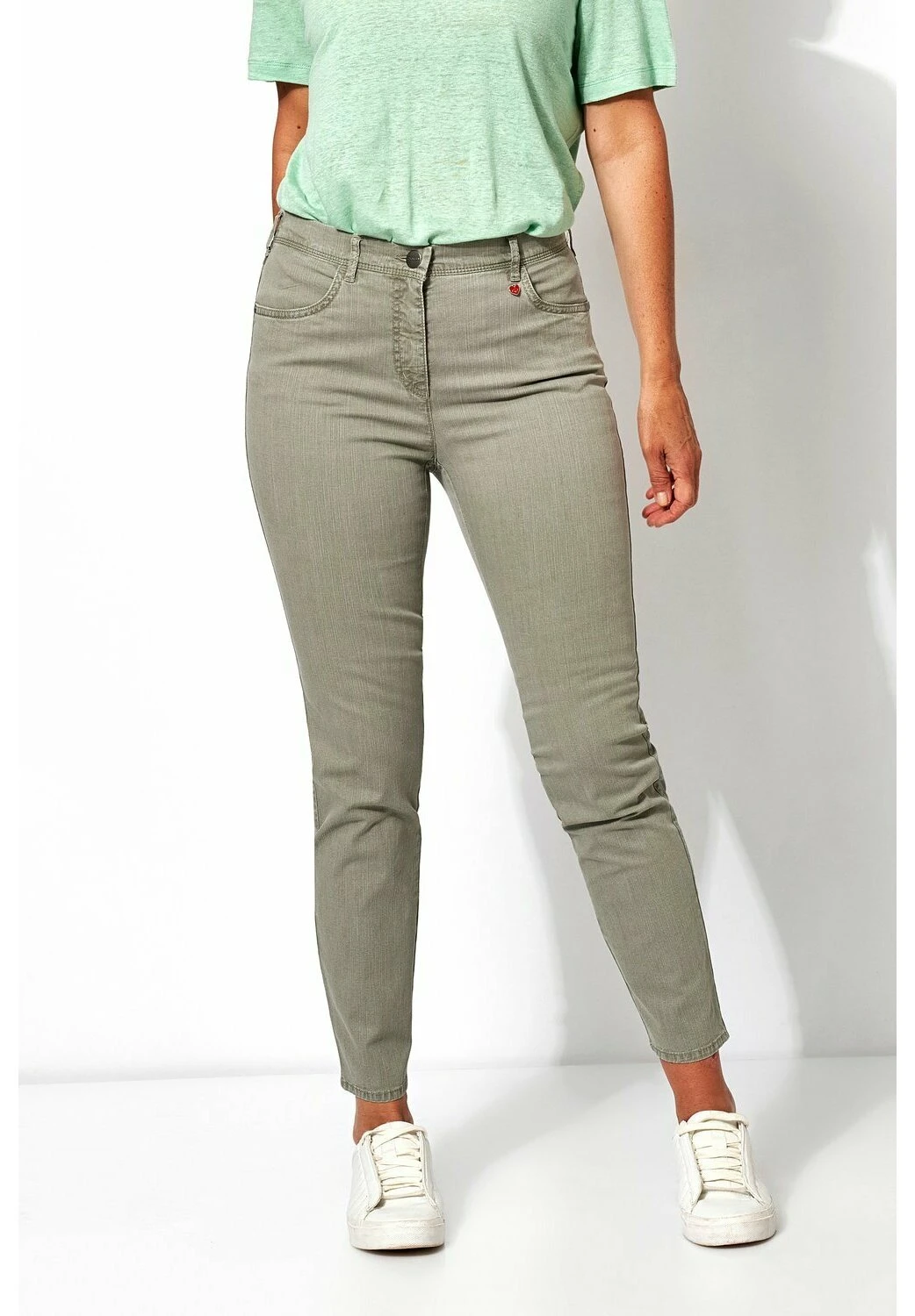 Meine Beste Freundin - Jean Slim - Khaki 3 Meine Beste Freundin - Jean Slim - Khaki