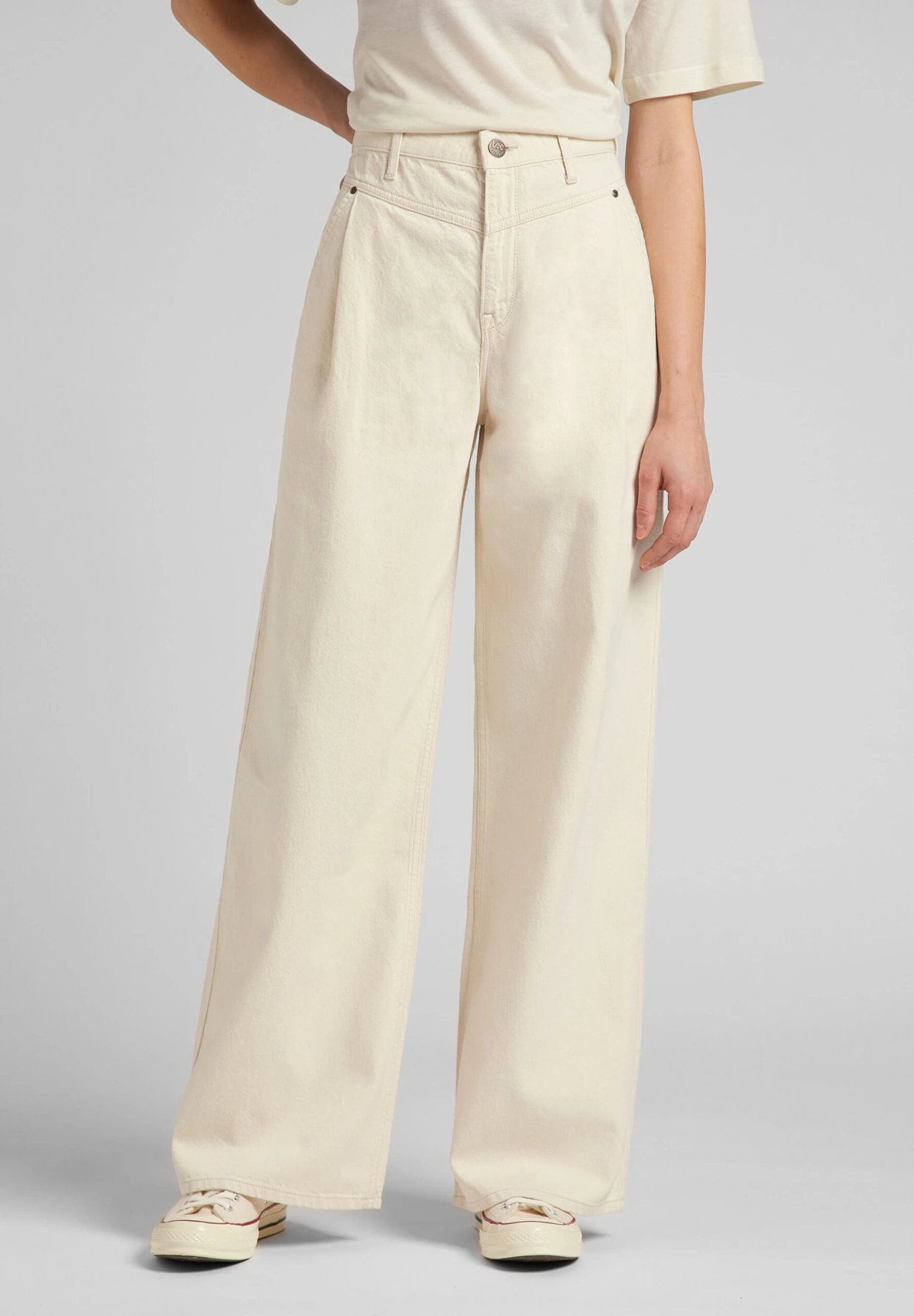 Lee Stella - Jean Boyfriend - Ecru 3 Lee Stella - Jean Boyfriend - Ecru