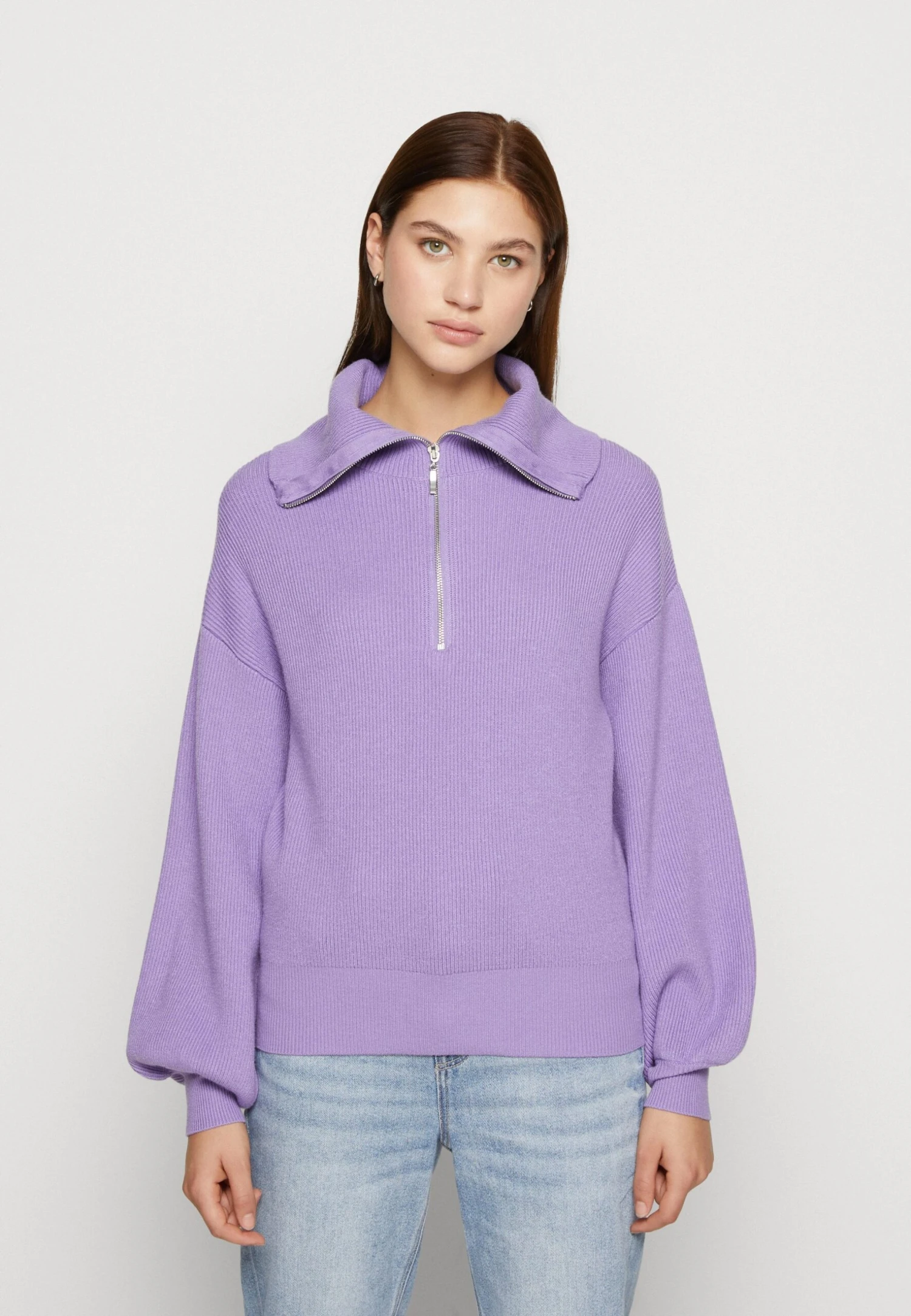 YAS Ls Zip Noos - Pullover - Bougainvillea 3 YAS Ls Zip Noos - Pullover - Bougainvillea