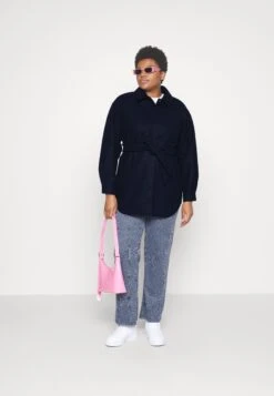 Vero Moda Curve Vmvince Jacket - Manteau Classique - Navy Blazer/Solid -Next Soldes d4a865262ca746c7a8ed99c62e973fef