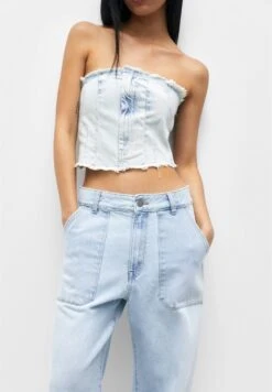 PULL & BEAR Carpenter - Jean Droit - Blue 12 PULL & BEAR Carpenter - Jean Droit - Blue -Next Soldes d53b3c82c33348e8a3026c4b6b61bc09