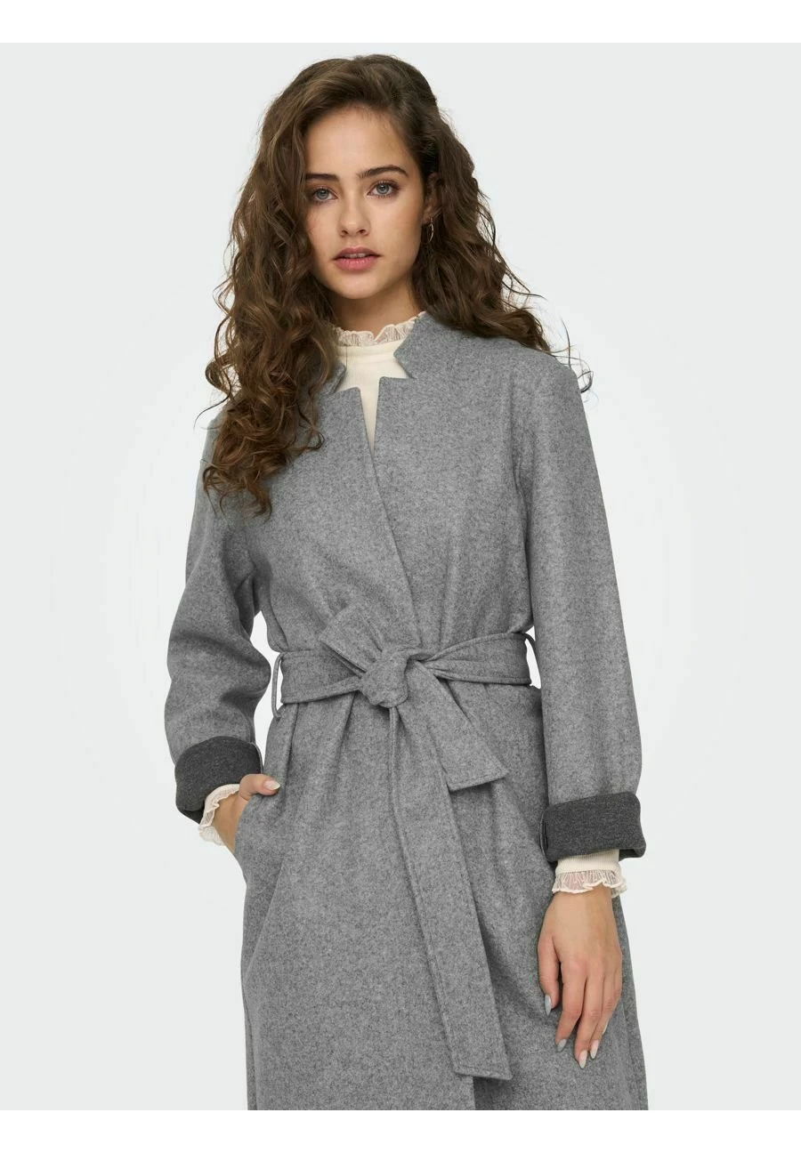 ONLY Einfarbiger - Manteau Classique - Medium Grey Melange 7 ONLY Einfarbiger - Manteau Classique - Medium Grey Melange – Image 5