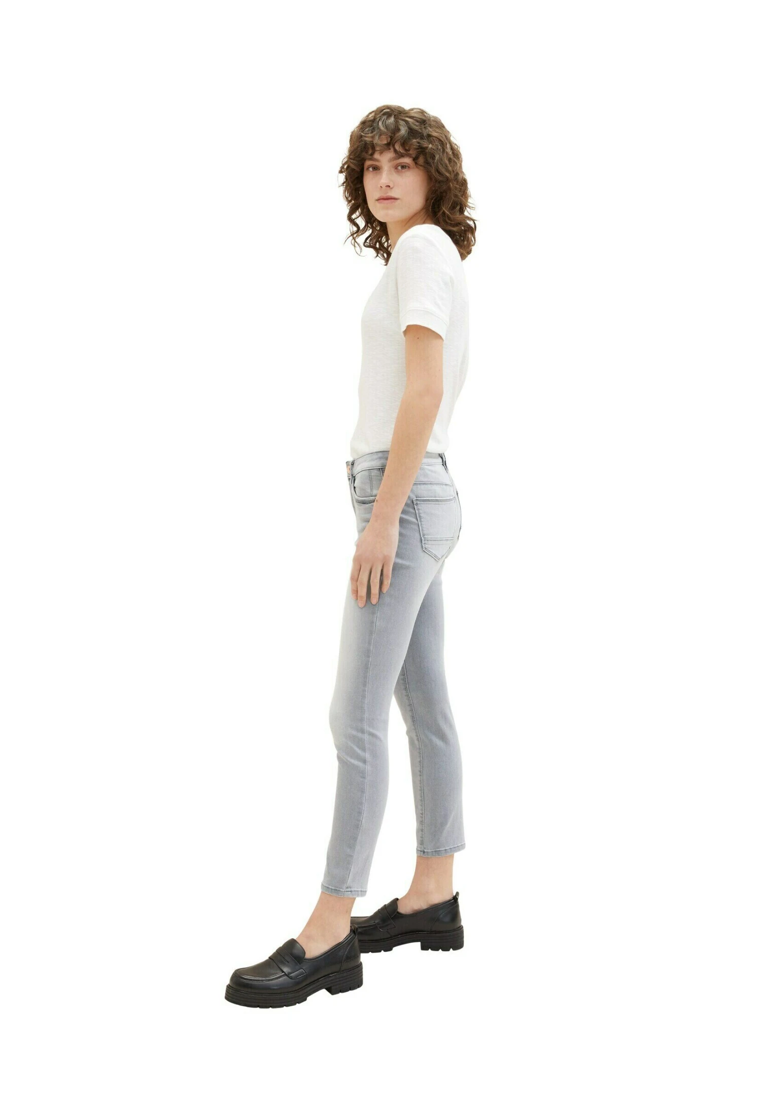Tom Tailor Alexa - Jean Slim - Used Bleached Grey Denim 14 Tom Tailor Alexa - Jean Slim - Used Bleached Grey Denim – Image 12