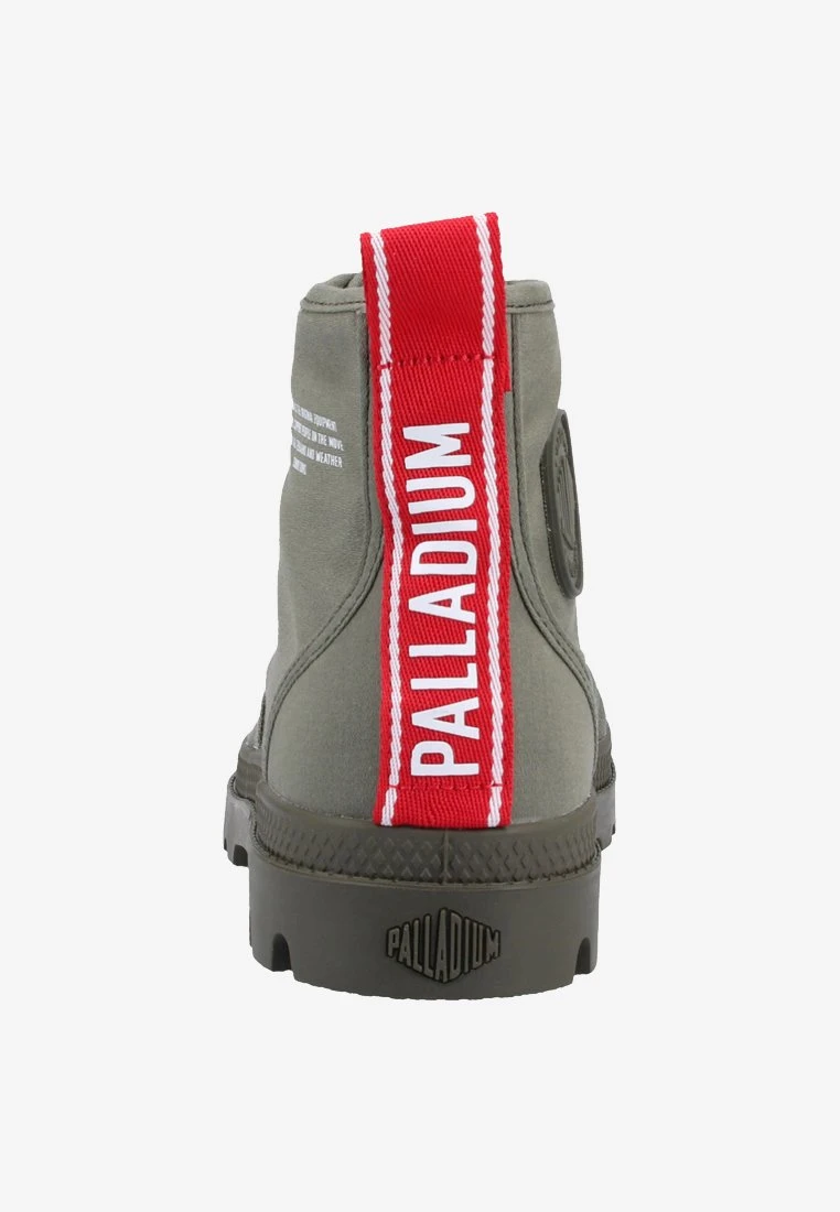 Palladium Pampa Hi Dare Unisex - Bottines À Lacets - Olive 6 Palladium Pampa Hi Dare Unisex - Bottines À Lacets - Olive – Image 4