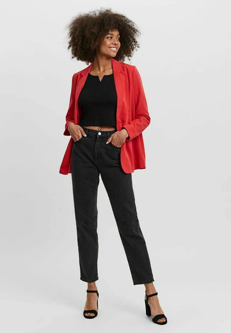 Vero Moda Langärmelig - Manteau Court - Goji Berry 4 Vero Moda Langärmelig - Manteau Court - Goji Berry – Image 2