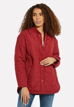 Threadbare Thb - Manteau Court - Dark Red