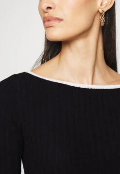 Boat Neck Sweater - Pullover - Black -Next Soldes e032c4dce50c42ee8c4342496748aae0