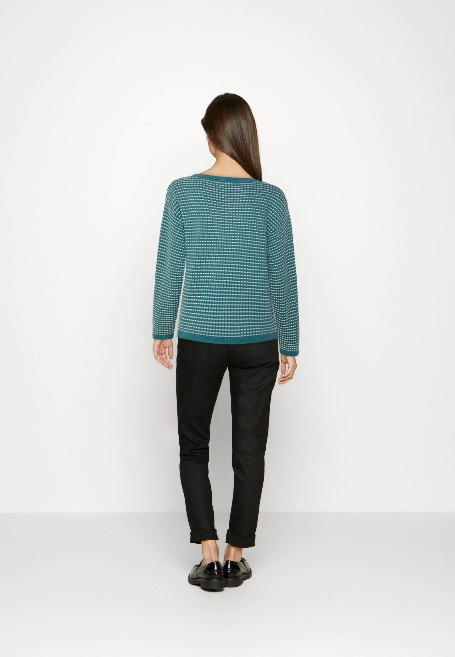 Tom Tailor Bubble Structure - Pullover - Teal Blue 5 Tom Tailor Bubble Structure - Pullover - Teal Blue – Image 3