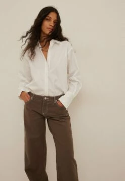 NA-KD Jean Droit - Brown 9 NA-KD Jean Droit - Brown -Next Soldes e2be0a1cdd534d809055979b7bc81f6d