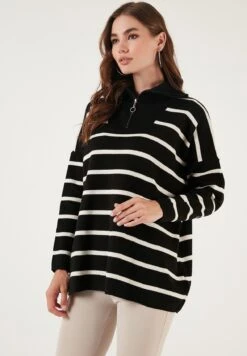 LELA Pullover - Black/Light Stone 13 LELA Pullover - Black/Light Stone -Next Soldes e31207135c5f4e96974fb05ba2f751da
