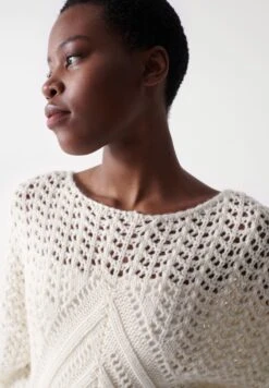 Langarm Loose - Pullover - Beige -Next Soldes e3d1a20727af4205968a037a7f952b13