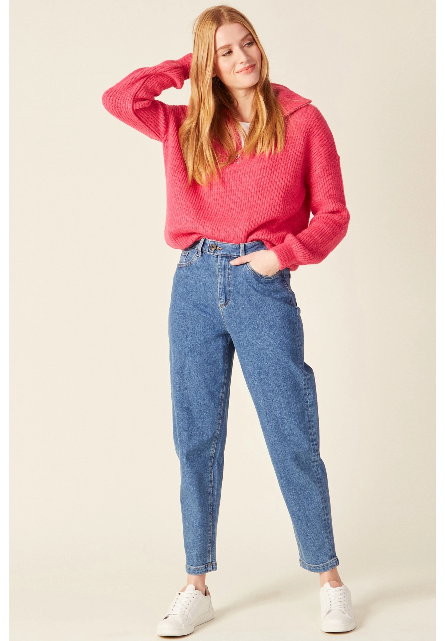 Jean Droit - Denim Stone 4 Jean Droit - Denim Stone – Image 2