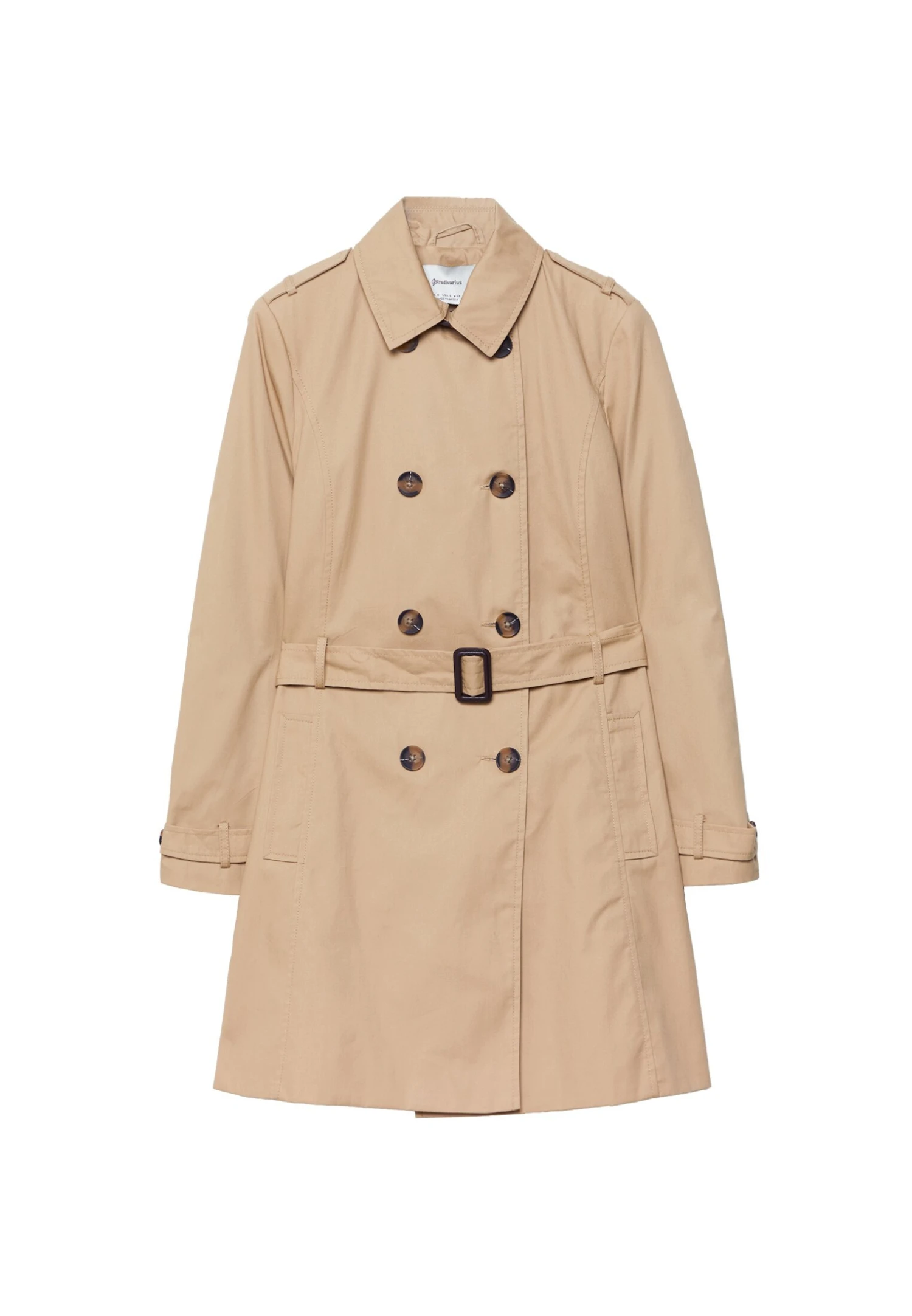Stradivarius Trench - Ochre 7 Stradivarius Trench - Ochre – Image 5
