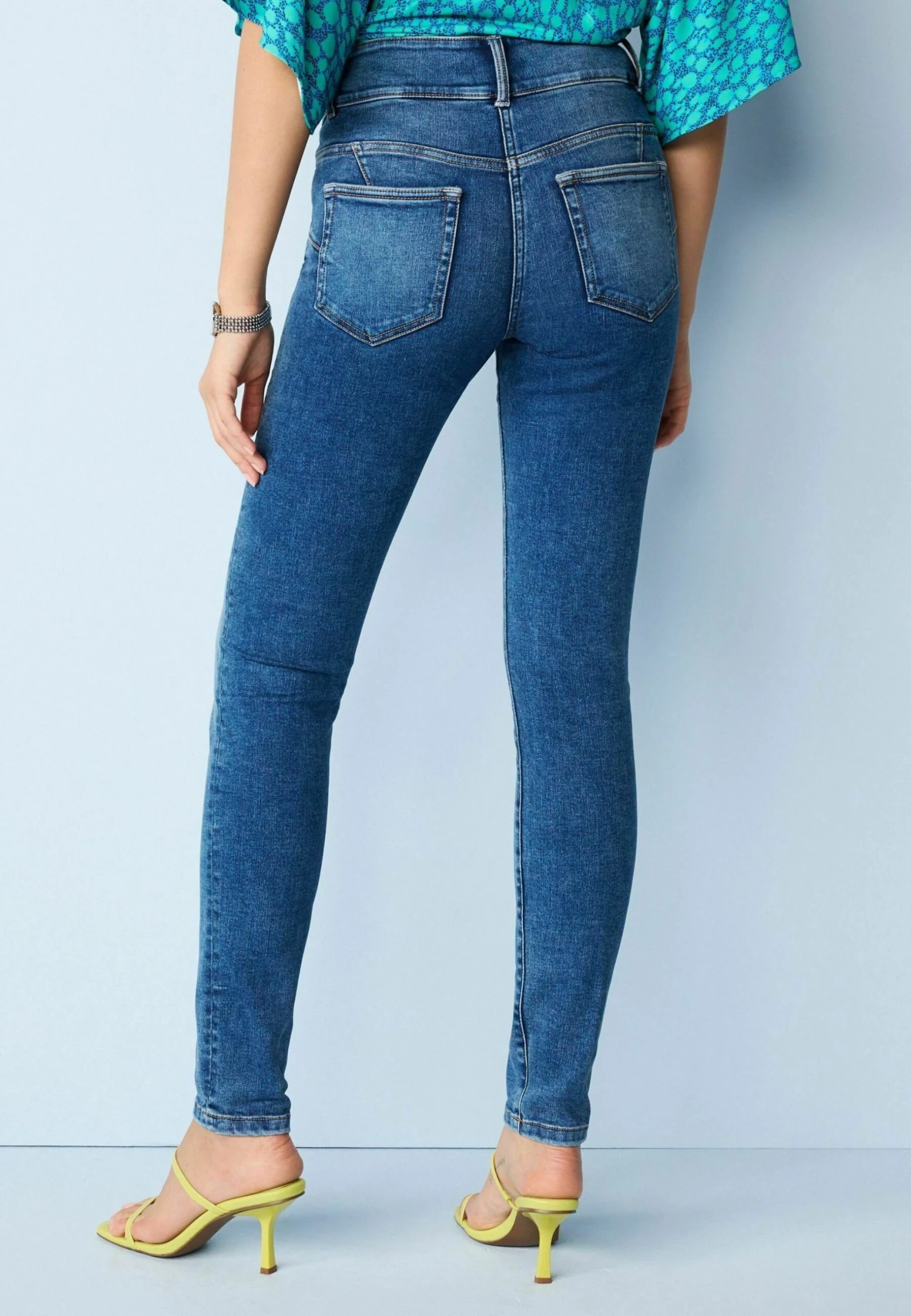 Next Enhancer - Jeans Skinny - Mid Blue 4 Next Enhancer - Jeans Skinny - Mid Blue – Image 2