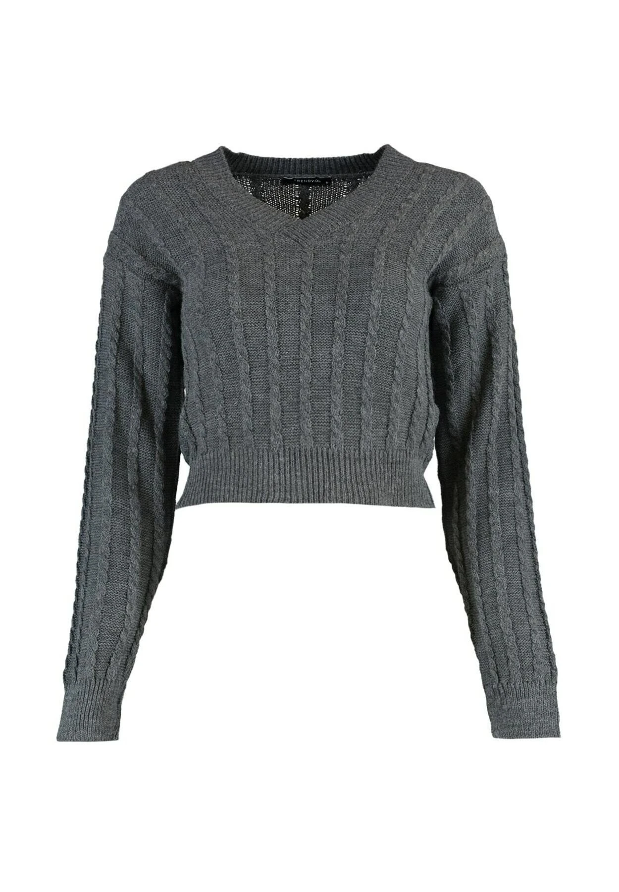 Trendyol Pullover - Gray 8 Trendyol Pullover - Gray – Image 6