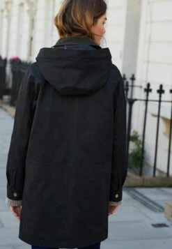 Next Waxed Effect With Duffle Fastening Standard - Manteau Court - Black -Next Soldes e94453b516ec45308d4e1fac50d6ee9c