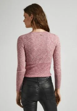Pepe Jeans Long Sleeved Danica - Pullover - Crushed Berry Red -Next Soldes e9cf3b40659641eabdda921e66ec2e7f