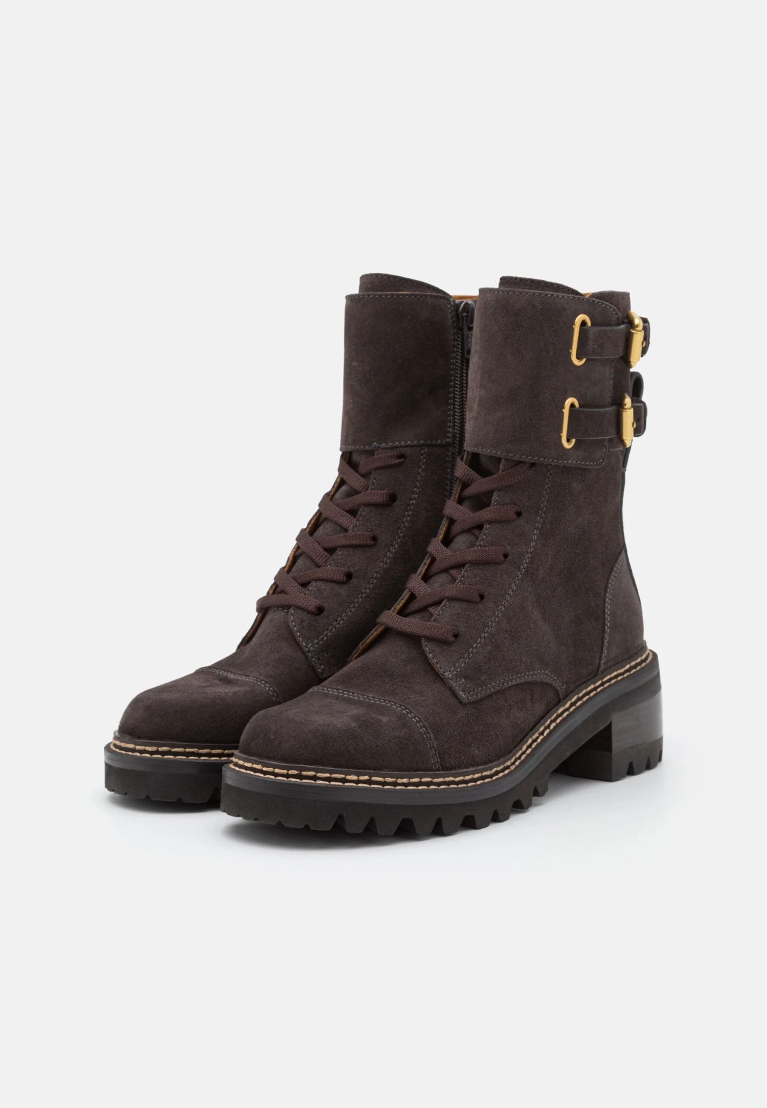 See By Chloé Mallory - Bottines À Lacets - Charcoal 4 See By Chloé Mallory - Bottines À Lacets - Charcoal – Image 2