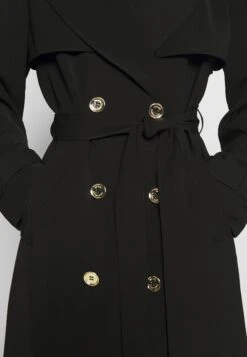 MICHAEL Michael Kors Drapy - Trench - Black -Next Soldes eaa0e636ba1047c1adbb220ec1ef806e