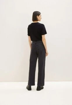 Tom Tailor High Waist - Jean Droit - Clean Bleached Black Denim -Next Soldes eb0b1c1966444757abcc12dff810395f