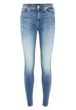 Vero Moda Vmlux Normal Waist - Jeans Skinny - Blue Denim -Next Soldes f00307ec943e4741912877c7af4dc675